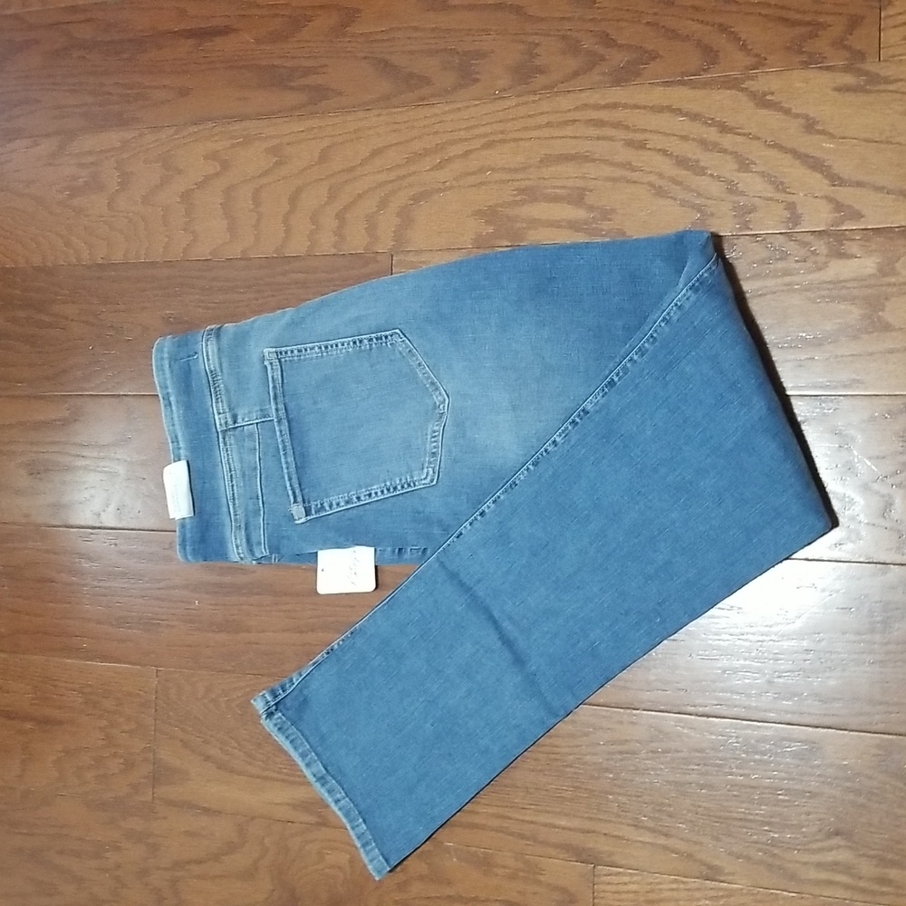 Free People Double Dutch Pull On Slit Skinny Jean sz large NWT